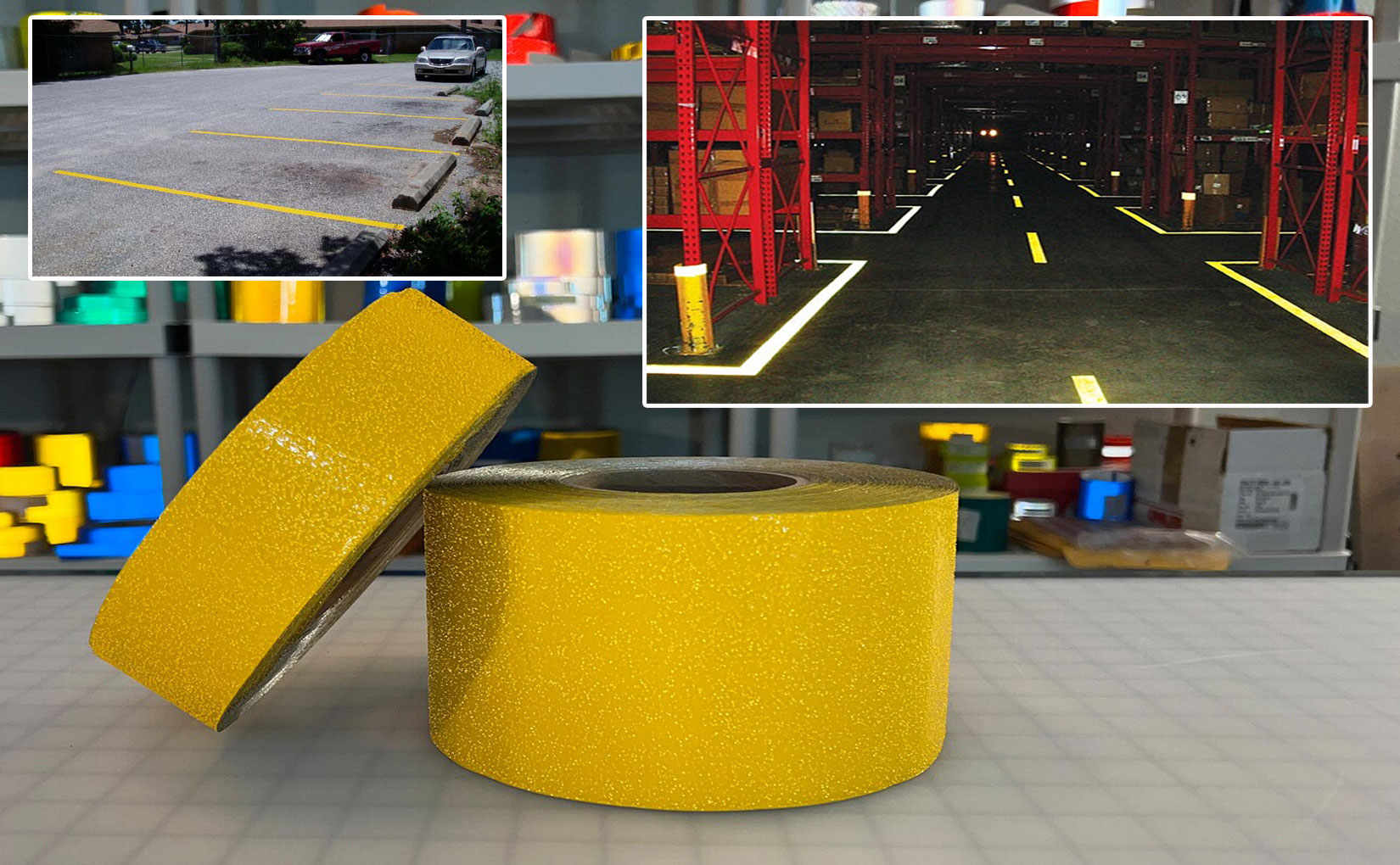 Pavement & Floor Marking Tape Road, Warehouse and Parking Lot